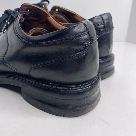 JOHNSTON & MURPHY size 10 M Men black leather lace up dress shoe loafer 2093212 main image 8